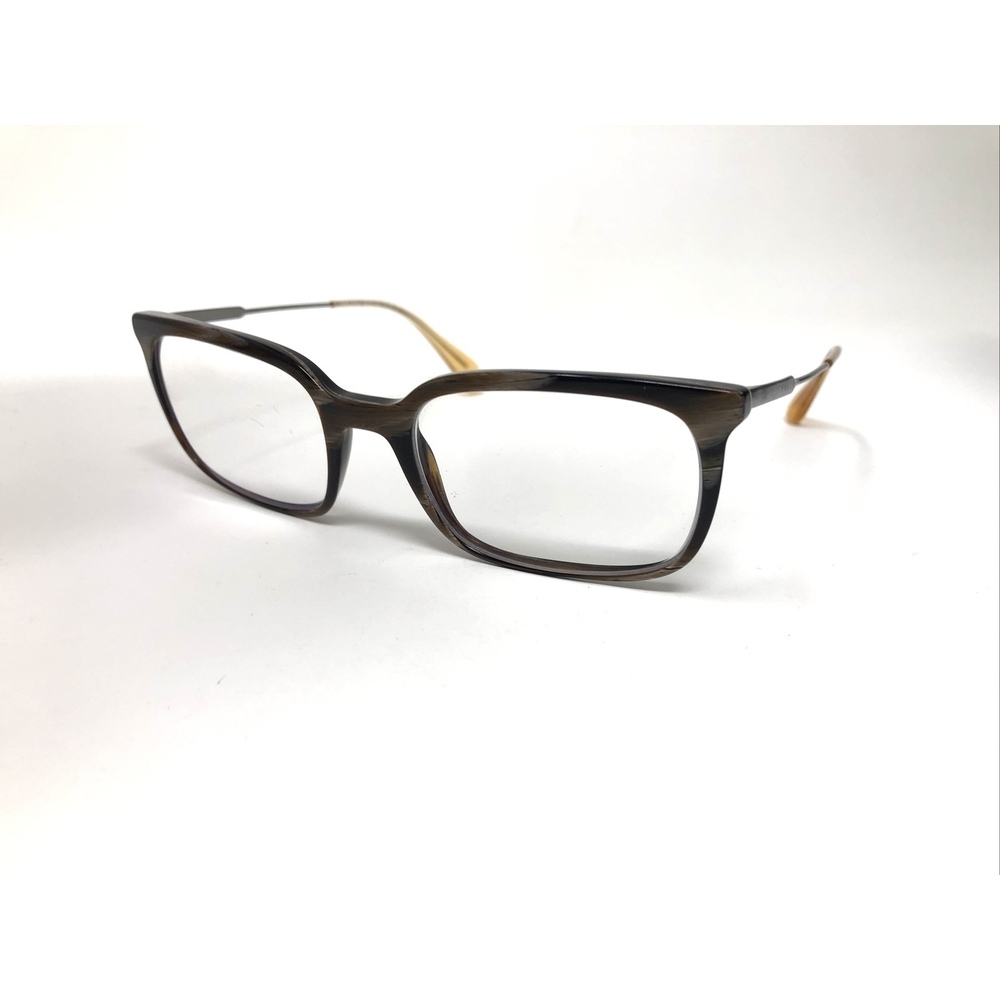 NWT Prada PR16UV Brown Square 53mm Eyeglasses - Picture 2 of 5